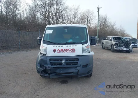 2017 Ram Promaster 1500 Low Roof 136 Wb z USA, uszkodzony, nr VIN 3C6TRVAG5HE531555